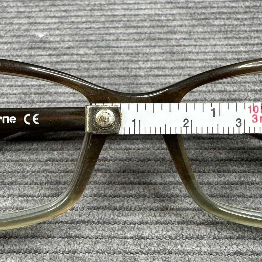 Liz Claiborne L393 0JKK Brown Ombre Rectangular Y2k Eyeglasses Frames 130mm